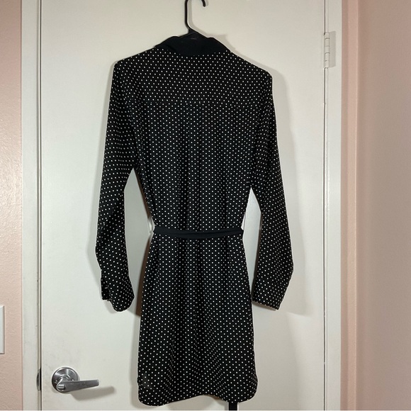 Express Women's Black and White Polka Dot Dress size S - Picture 2 of 2